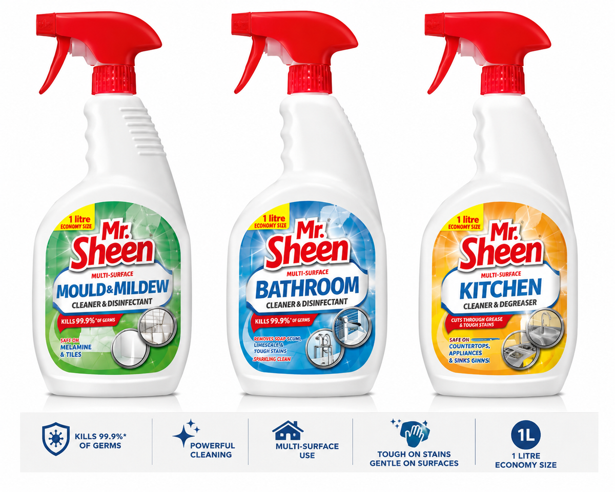 Mr. Sheen Multi-Surface Cleaner & Disinfectant – 1L