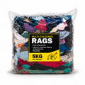 Multi-Coloured Cleaning Rags – 5kg Bulk Pack