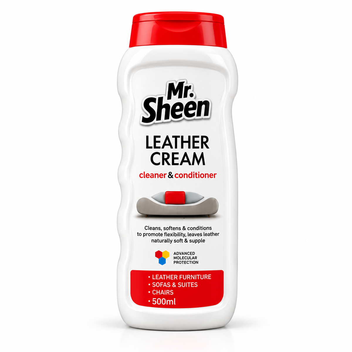 Mr. Sheen Leather Cream – Cleaner & Conditioner 500ml