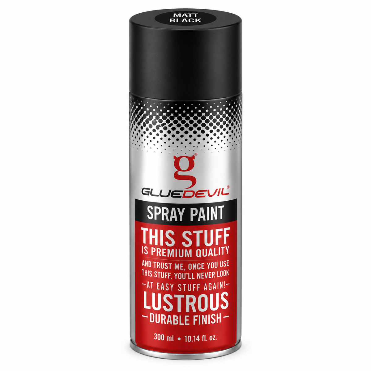 GlueDevil Spray Paint – Matt Black