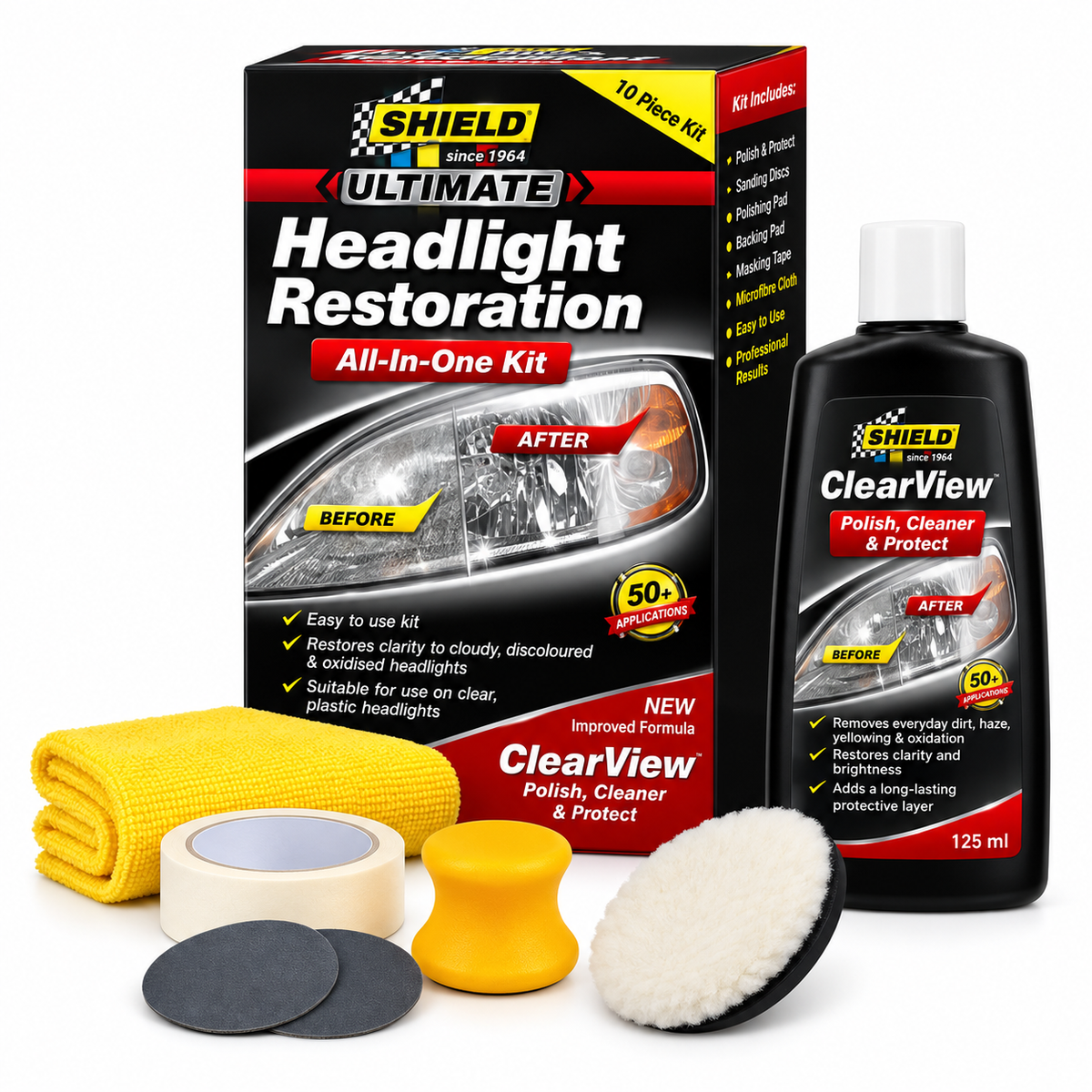 Shield Ultimate Headlight Restoration All-In-One Kit