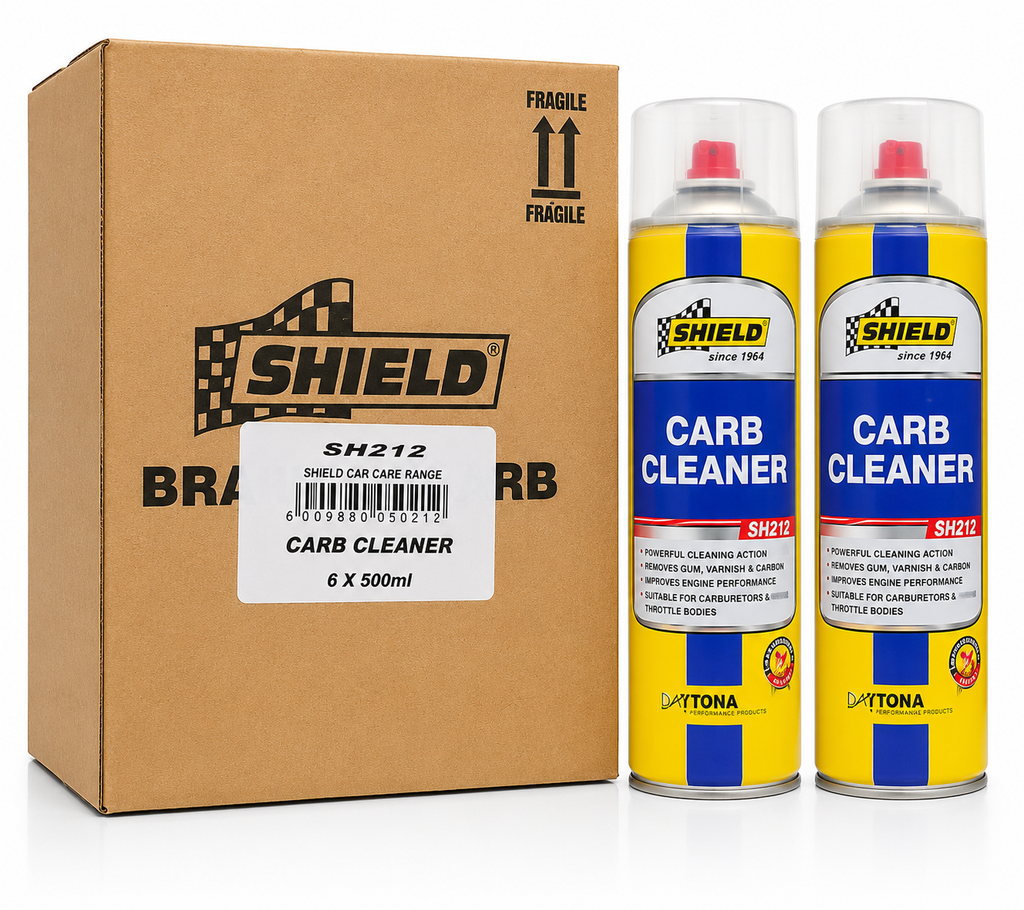 Shield Carb Cleaner SH212 500ml – 6-pack value box with two cans
