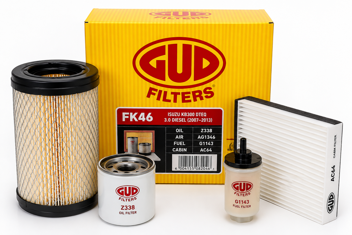 GUD FK46 Filter Kit – Isuzu KB300 DTEQ 3.0 Diesel 2007–2013