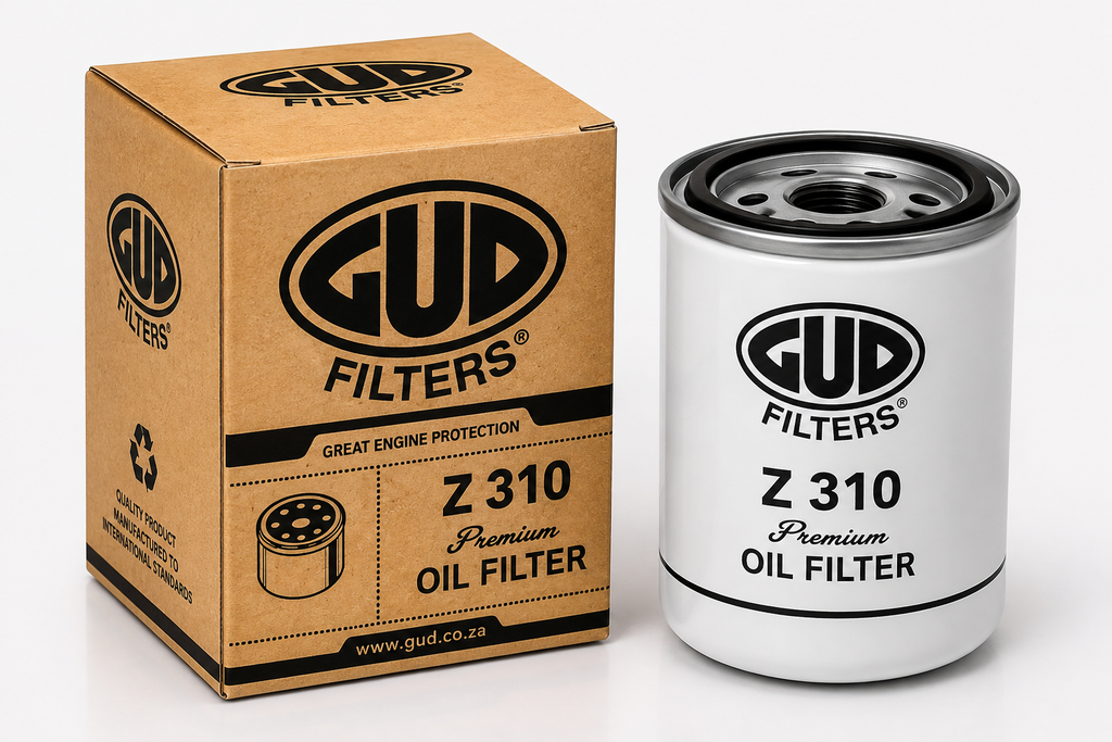 GUD Z310 Premium Oil Filter with box – side view