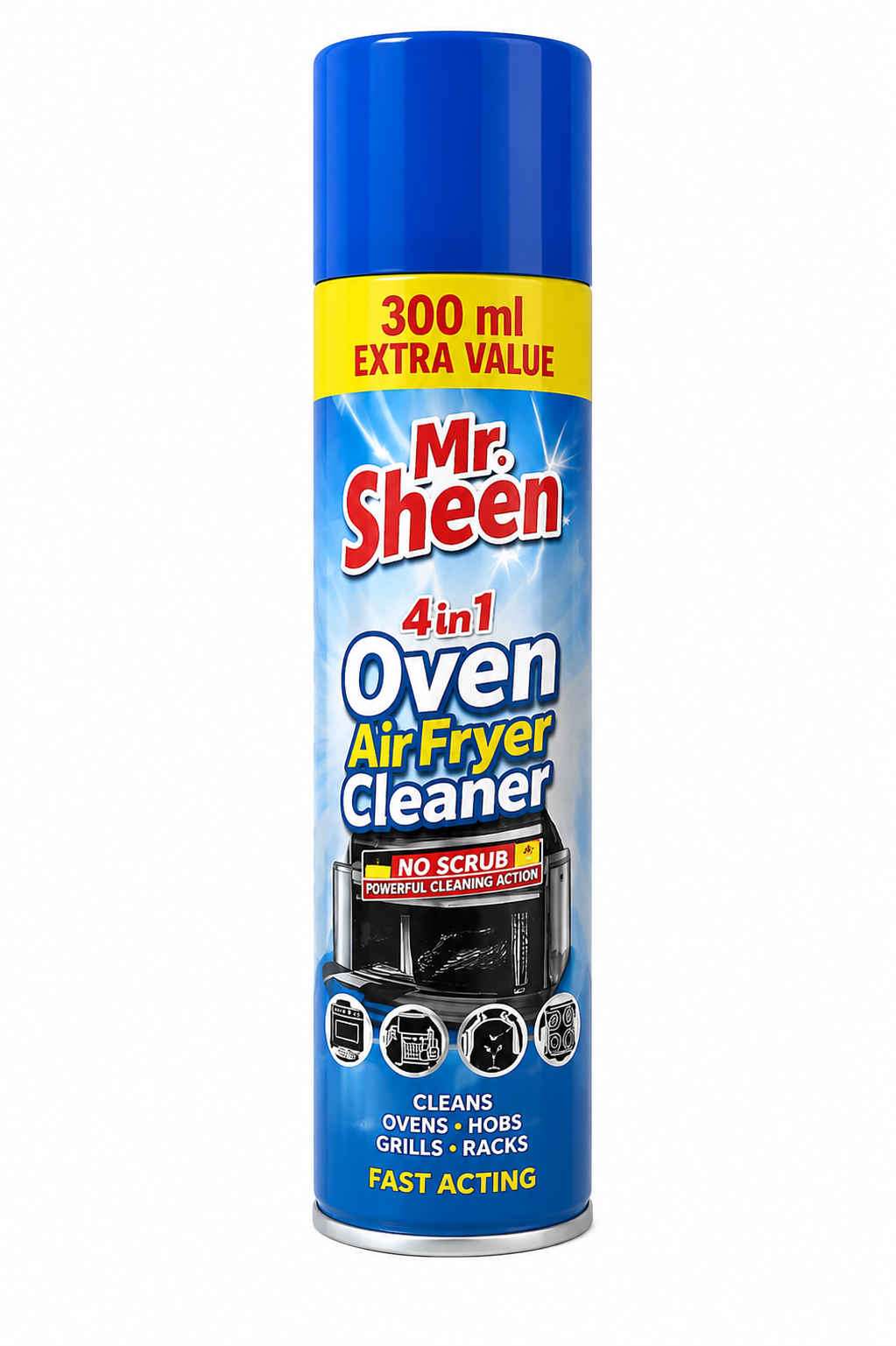 Mr Sheen Oven & Grill Cleaner 300ml – No Scrub Fast Acting